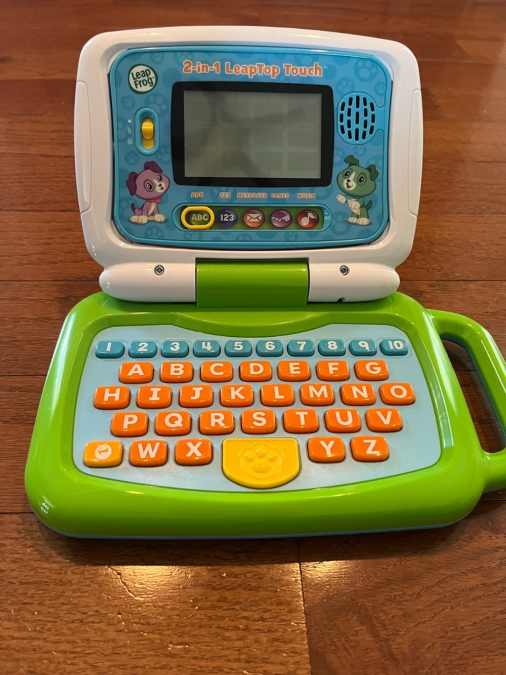LeapFrog 2-in-1 LeapTop Touch Kids Learning Laptop - Green/Blue/Orange